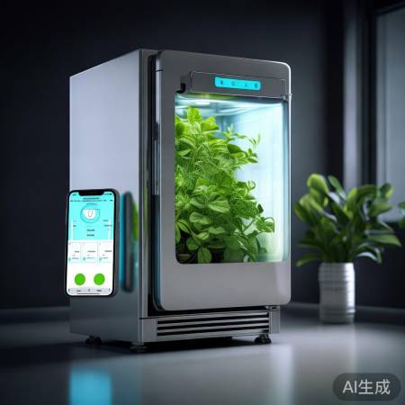 智能温控植物冰箱,节能便捷。