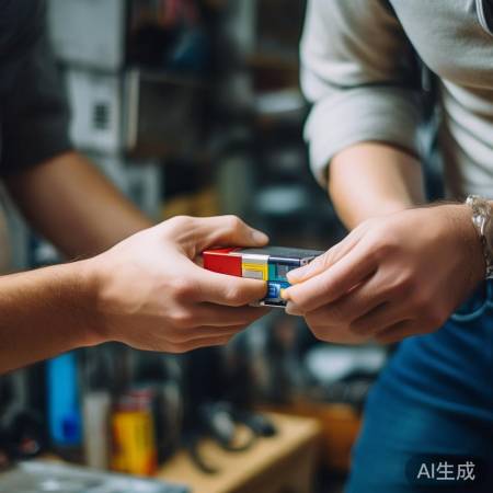 换电池看颜色形状，细端负，粗端