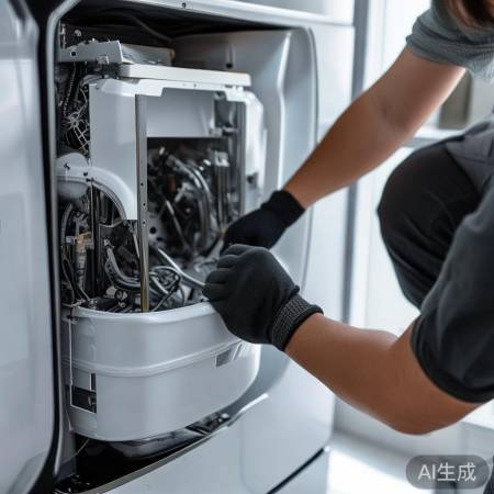 洗衣机换垫圈,请专业人士。