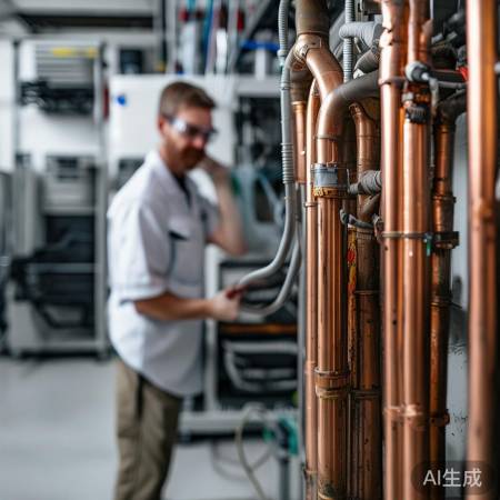 空调管道接口检查,警惕氟利昂泄