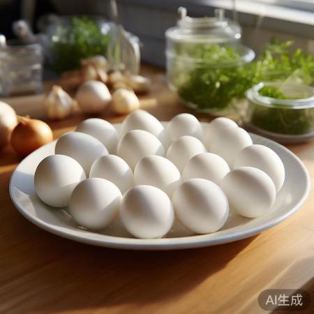 海鸭蛋勿与蒜洋葱同放