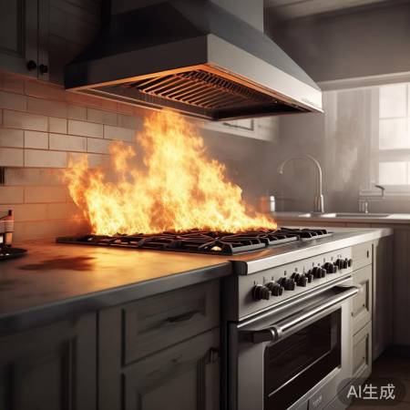 餐馆油烟机火灾警示,安全使用保