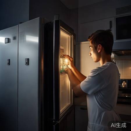 “关电源,换冰箱灯”