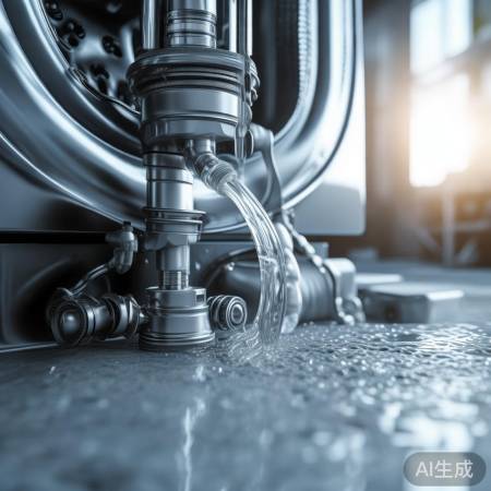 “拆卸洗衣机排水泵，拧螺丝取泵