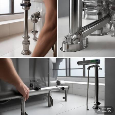 热水器安装连接调试完成