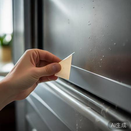 冰箱门关紧检查,密封性良好。