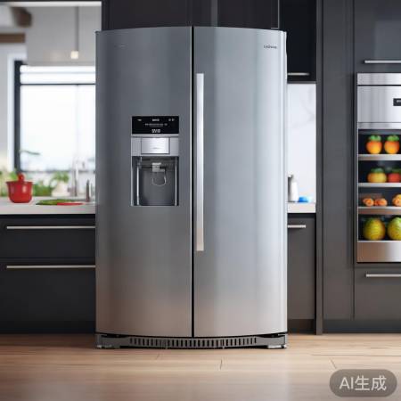 无霜冰箱,智能控温,告别除霜烦