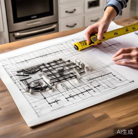 “橱柜燃气灶尺寸,美观实用攻略