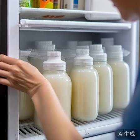 冰箱存母乳避门缝,定期查温保新