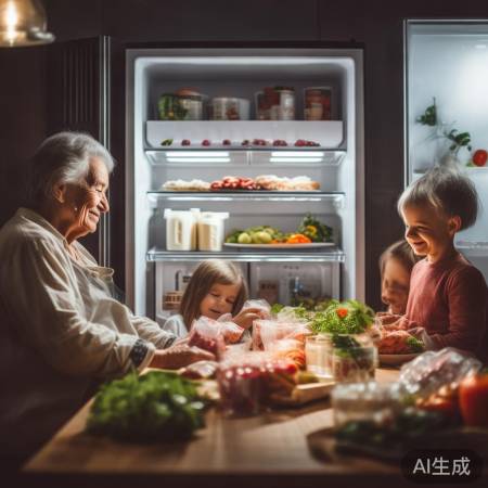 老人小孩肠胃弱,存食温2-4度