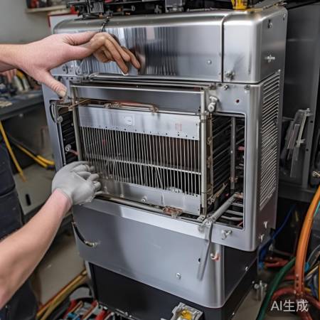 安装热交换器,确保密封性