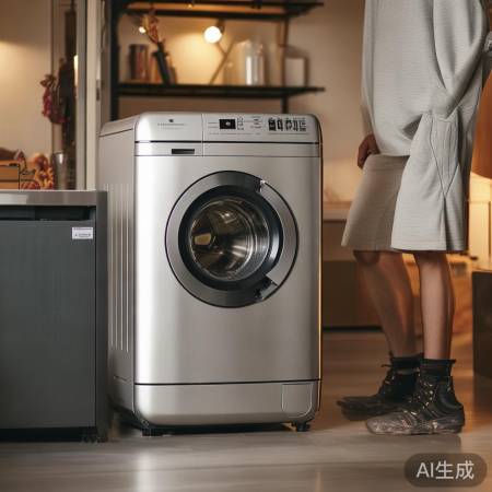 极简空间,脚踏洗衣机,省空间又