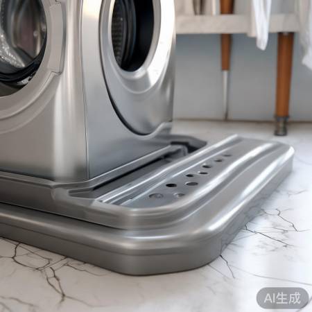 “紧贴底座,洗涤桶就位”