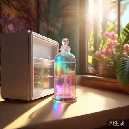 冰箱保存眼药水,保持药效。