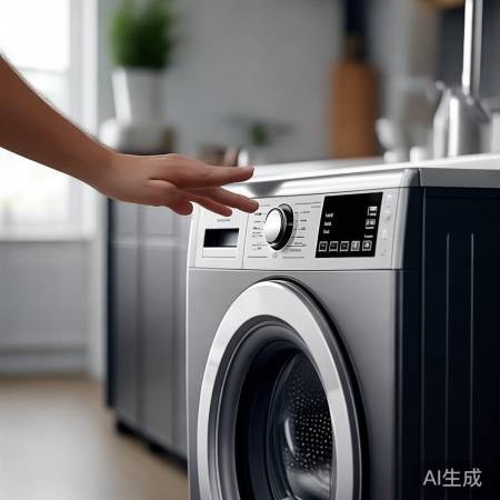 “长按电源键3秒，轻松解锁洗衣