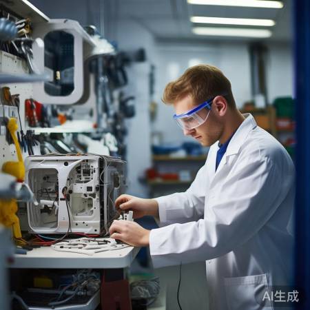 “更换部件,谨记安全操作”