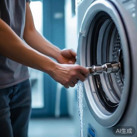 轻旋进水阀,缓慢注水,护机。