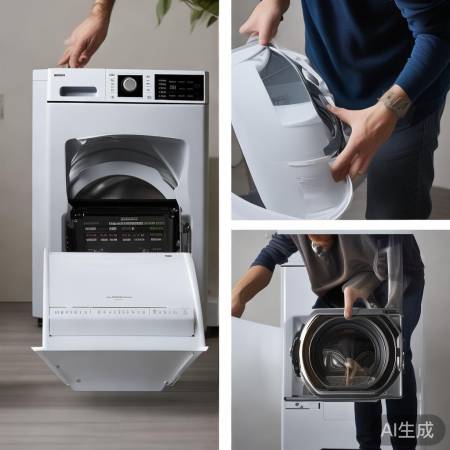 安装洗衣机控制面板,检查牢固与