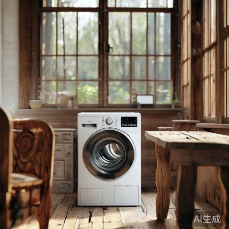 实木家具旁洗衣机摆放攻略