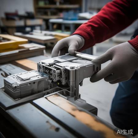 安装锁体,稳固连接。