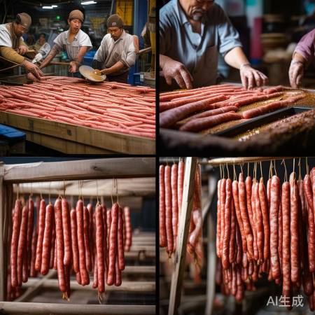传统腊肠制作,空气能烘干技术简
