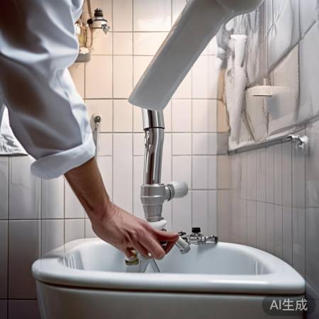 热水器安装,进水阀适中拧紧